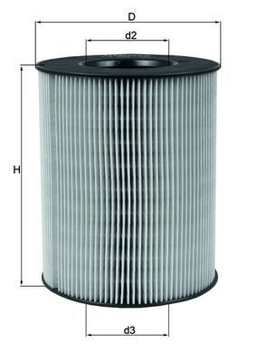 KNECHT HAVA FİLTRESİ 166 A SERİSİ/VANEO (A1660940004)