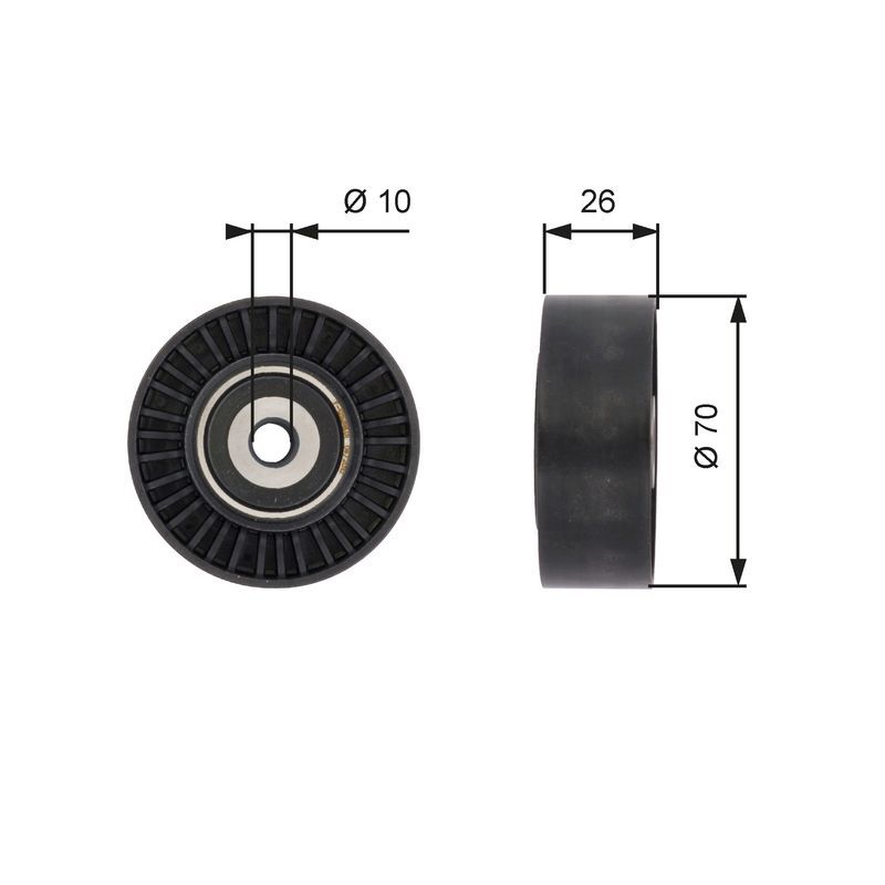 GATES GERGİ KASNAĞI FREELANDER II 2.2 06>14 (LR004877)