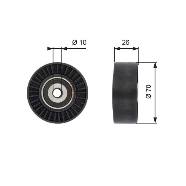 GATES GERGİ KASNAĞI FREELANDER II 2.2 06>14 (LR004877)