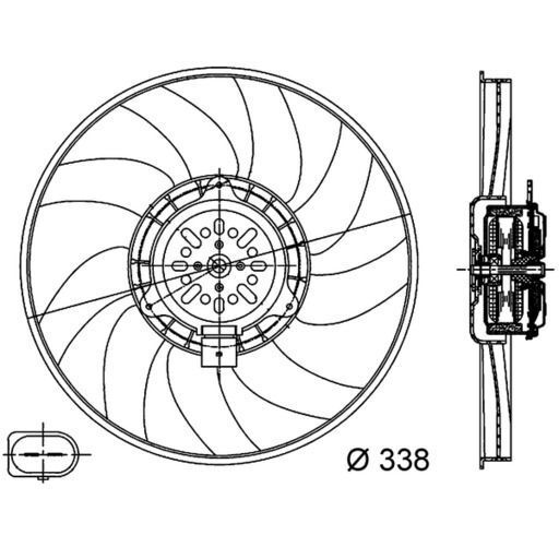BEHR FAN MOTORU R A4 A5 A6 Q5 TFSİ TDİ (8K0959455F)