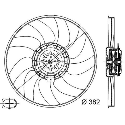 BEHR FAN MOTORU L A4 A5 A6 Q5 TFSİ TDİ (8K0959455K)