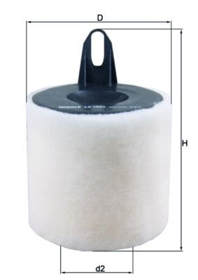 KNECHT HAVA FİLTRESİ E 87/90 1.18/.3.18/1.20/3.20 (13717532754)