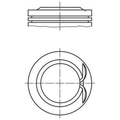 MAHLE PİSTON (71.50 MM) CADDY/GOLF/POLO/TOURAN 1.2 TSI (04E107065DC)