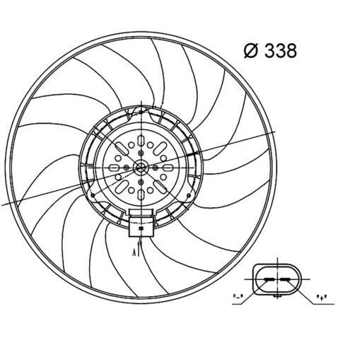 BEHR FAN MOTORU A6 BM 11- (8K0959455S)