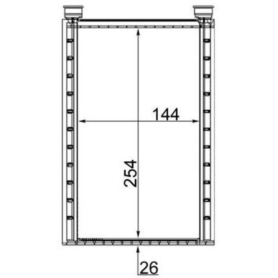 BEHR KALORİFER RADYATÖRÜ E81/82/87/90/91/92/93 (64119123506)