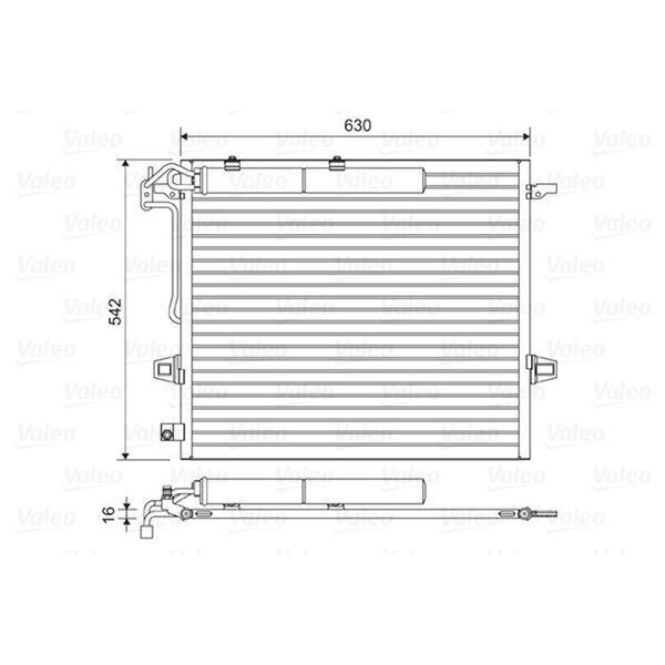 VALEO KLİMA RADYATÖRÜ W164/W177/W251 (A2515000054)