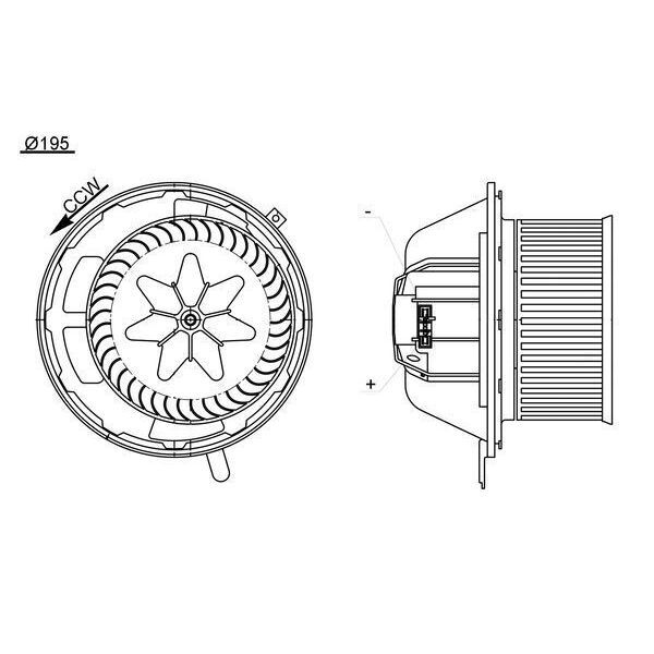 BEHR KALORİFER MOTORU E87/E90 (64119227670)