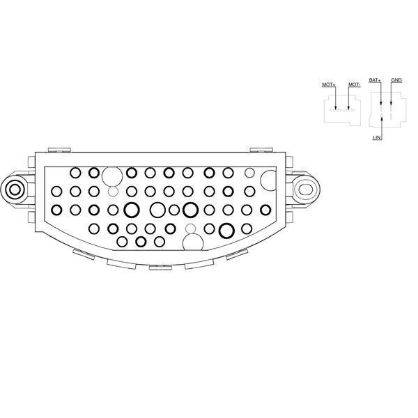 BEHR KALORİFER REZİSTANSI F20-F30 (64119276112)