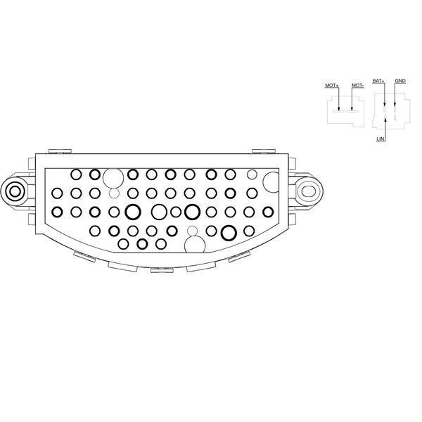 BEHR KALORİFER REZİSTANSI F20-F30 (64119276112)