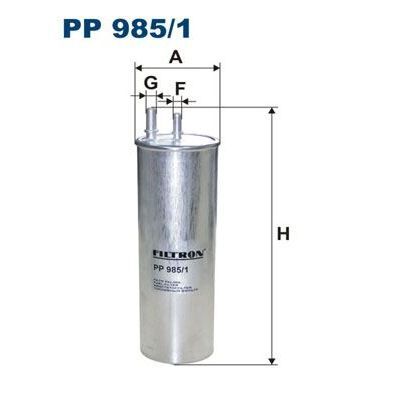 FILTRON YAKIT FİLTRESİ T5/CARAVELLE 180PS BRS (7H0127401D)