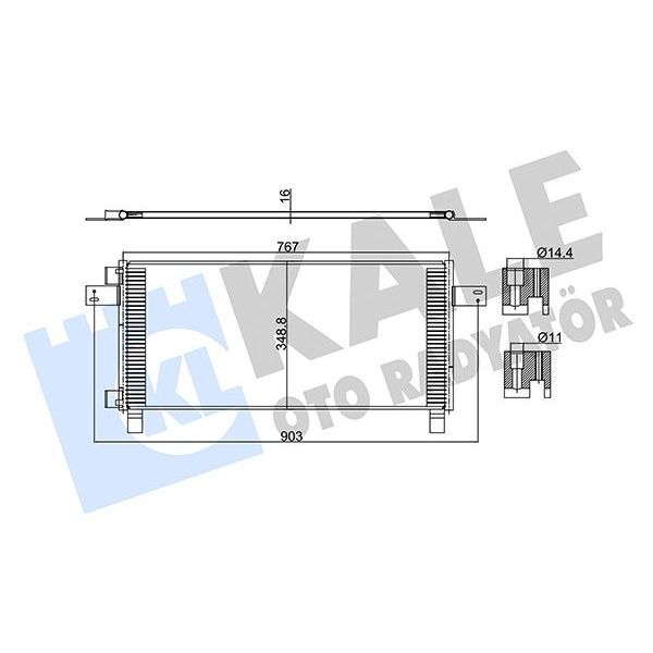 NRF KLİMA RADYATÖRÜ R.ROVER III 4.2/4.4 (LR010843)