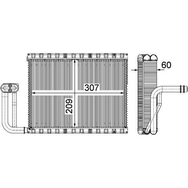 BEHR EVAPORATÖR F01/F10/F11/F12 (64119383679)