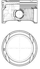 KOLBENSCHMIDT PİSTON 76,51 MM (STD) POLO/IBIZA/FABIA/A1/BUD/CGGA/CGGB 1,4 16V (036107065EK)