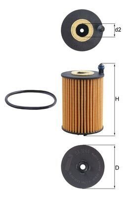 KNECHT YAĞ FİLTRESİ A4-A6 17> (05L115562)