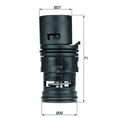 BEHR THERMO RADYATÖR TERMOSTAT M43 / N42 / N46 (17111437362)