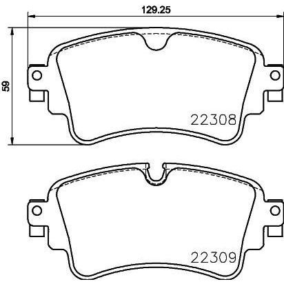 BREMBO FREN BALATASI ARKA A4 16> (8W0698451S)
