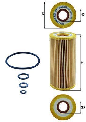 KNECHT YAĞ FİLTRESİ W216/W222/W463 (A2751800009)