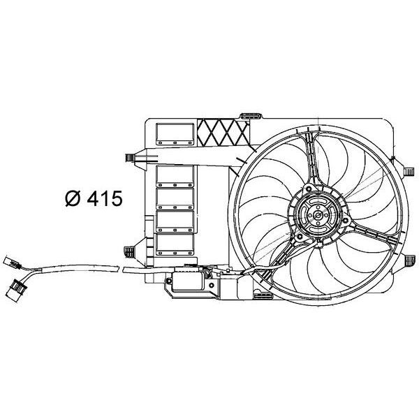 BEHR KLİMA FANI R50 R53 (17101475577)