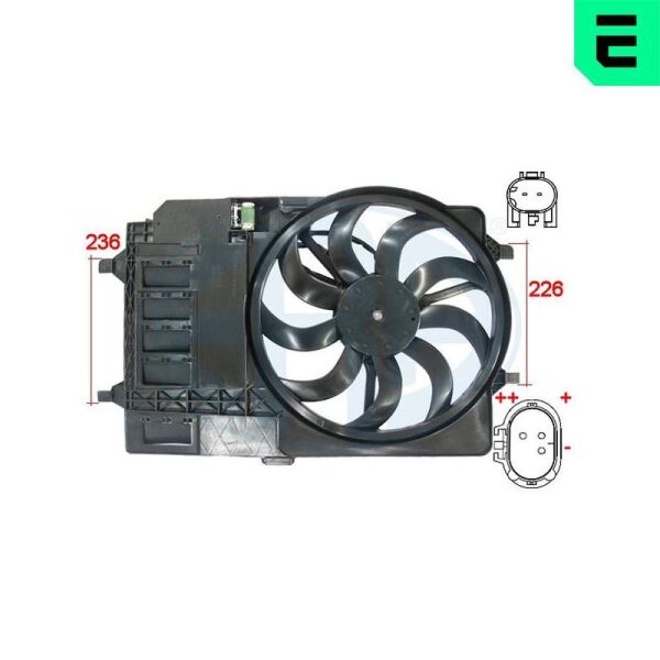 ERA KLİMA FANI MİNİ COOPER-S (17101475577)