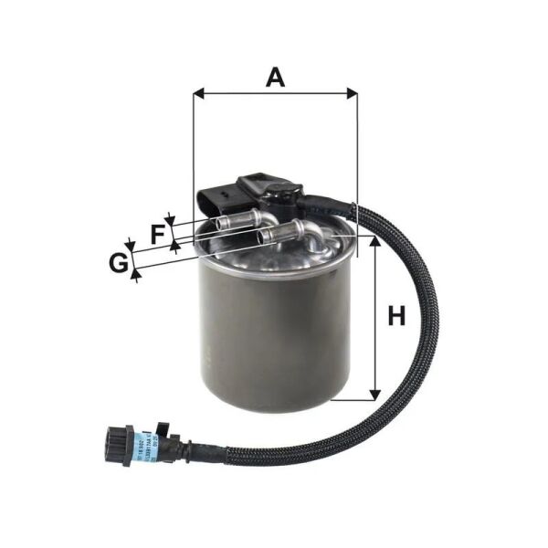 MANN-HUMMEL YAKIT FİLTRESİ W447 (A6510901952)