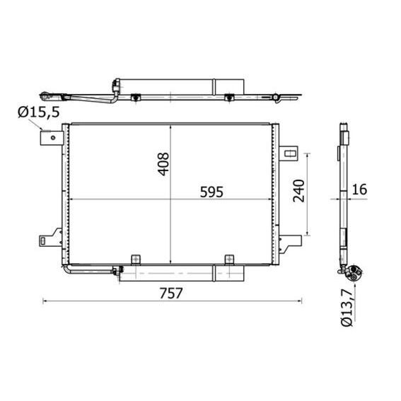 BEHR KLİMA RADYATÖRÜ W169 (A1695000354)