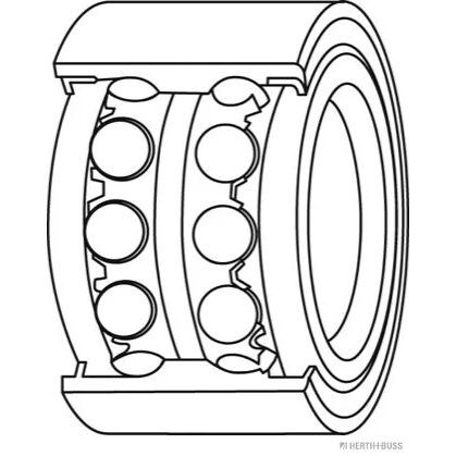 FAG PORYA BİLYASI ARKA RANGE ROVER EVOQUE (LR024508)