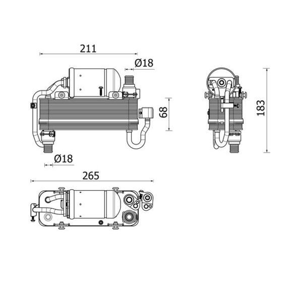 BEHR KLİMA RADYATÖRÜ G11/G12/G14/G15/G30/F90 (64509891030)