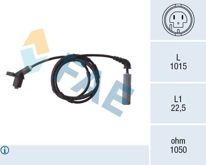 FAE ABS SENSÖRÜ E46 ARKA (34521164370)
