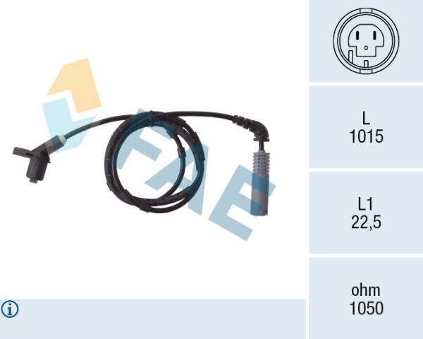 FAE ABS SENSÖRÜ E46 ARKA (34521164370)