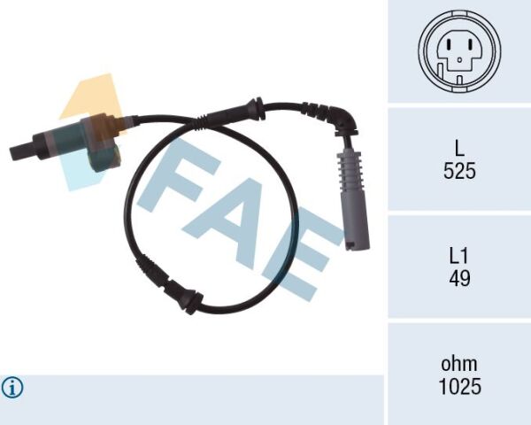 FAE ABS SENSÖRÜ E46 ÖN (34521165609)