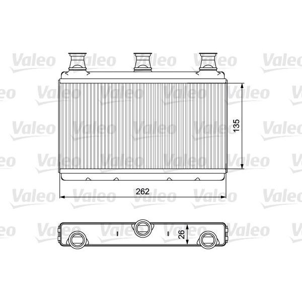 VALEO KALORİFER RADYATÖRÜ E60/E61/E63/E64 (64116933922)