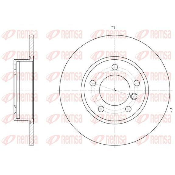 ELRING VAKUM POMPA CONTASI LT-T4 91> (075145117A)