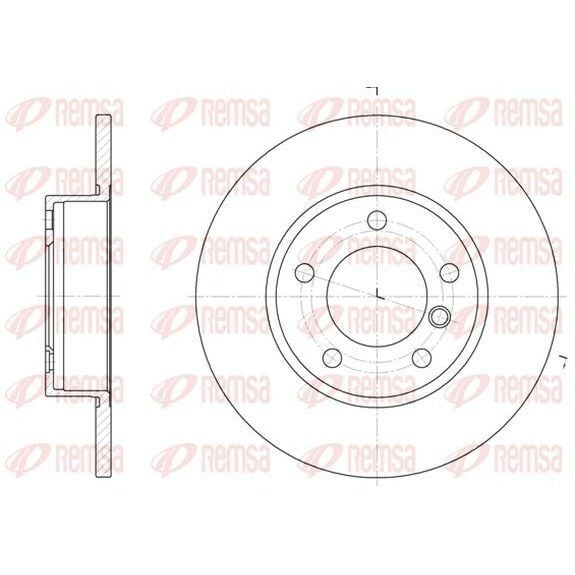 ELRING VAKUM POMPA CONTASI LT-T4 91> (075145117A)