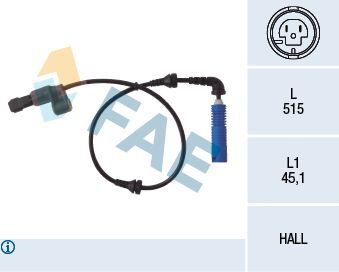 FAE ÖN ABS SENSÖRÜ SAĞ E46 09>01 (34526752682)