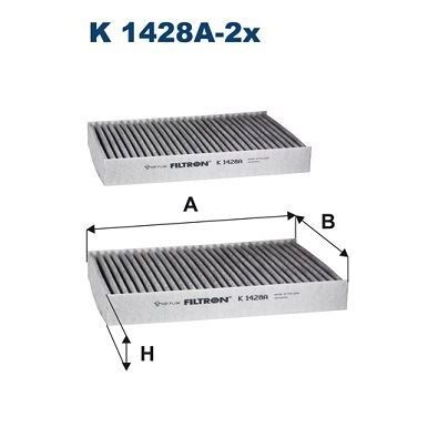 FILTRON POLEN FİLTRESİ ÇİFTLİ 5G30/5F90 (64116996209)