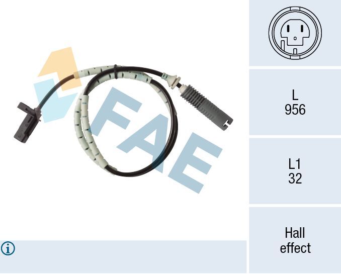 FAE ARKA ABS SENSÖRÜ E81/E87/E90/E92 (34526760425)