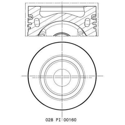 MAHLE PİSTON 81,00 MM (STD) PASSAT/ARTEON/DFGA/CZHA/DCYA/DEJB 2.0 TDI (04L107065AM)