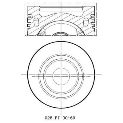 MAHLE PİSTON 81,50 MM (0,50) PASSAT/ARTEON/DFGA/CZHA/DCYA/DEJB 2.0 TDI (04L107065AM)