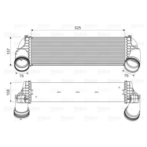 VALEO TURBO RADYATÖRÜ E70/E71 - F15/F16 (17517809321)