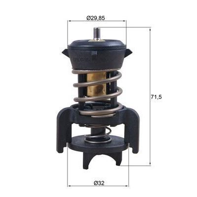 BEHR THERMO TERMOSTAT CONTALI (04L121113C)