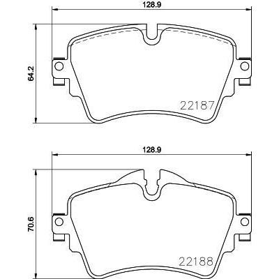 BREMBO FREN BALATASI ÖN F45/F46/F48 (34106874034)