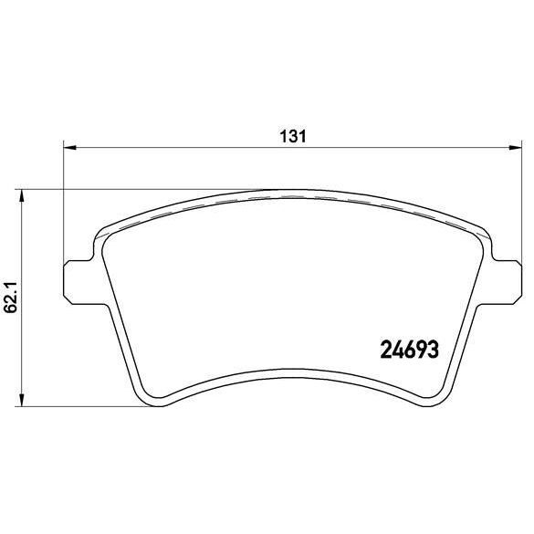 BREMBO FREN BALATASI ÖN W415 (A4154210610)