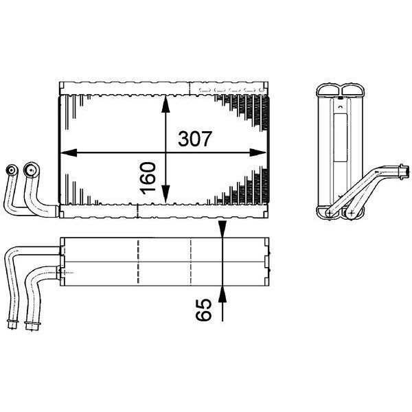 BEHR EVAPORATÖR E60 (64119238655)