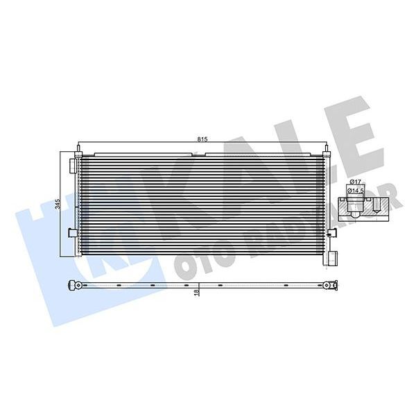 NRF KLİMA RADYATÖRÜ F39/F40/F44/F48/F60 (64539271207)
