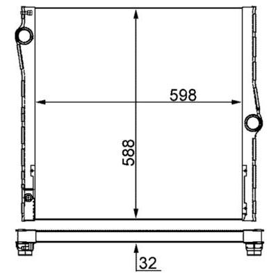 BEHR SU RADYATÖRÜ X5-E70 / 3.0I (17117585036)