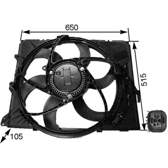 BEHR KOMPLE FAN E84/E87/E90-N43/N46/N52/N53 (17117590699)