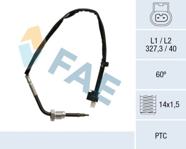 FAE EGZOZ SICAKLIK SENSÖRÜ W204/W212/W218/W639/W906 (A0009056404)