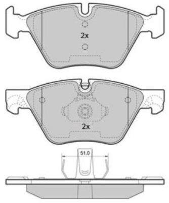 FREMAX ÖN FREN BALATASI. F10-F11... (34116775310)