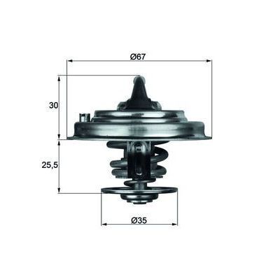 BEHR THERMO TERMOSTAT 87 °C (078121113F)