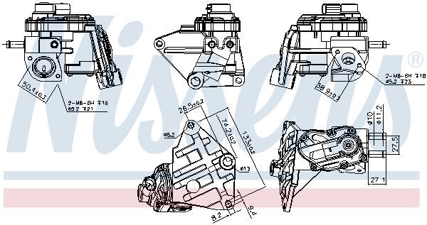 NISSENS EGR VALFİ GOLF V/PASSAT/JETTA/A3/BLR/BVY/BVZ/BLY 2.0 FSI 04> (06F131503B)